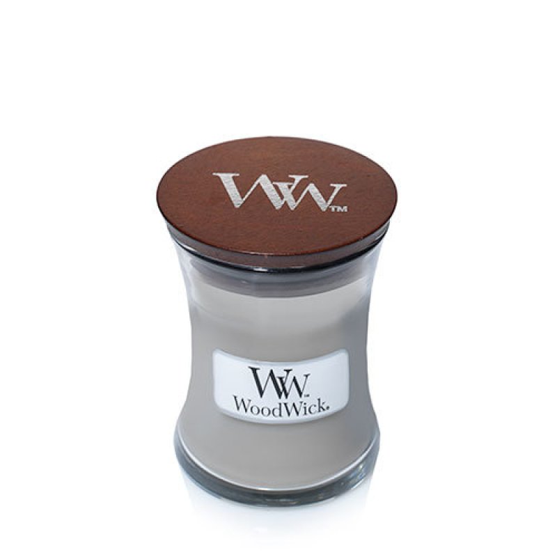 WoodWick 98106 bougie en cire Autres Ambre, Musc, Vétiver Gris 1 pièce(s)