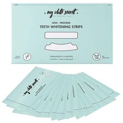 My White Secret Whitening Strips Without Peroxide for 2 Weeks 14 Pairs