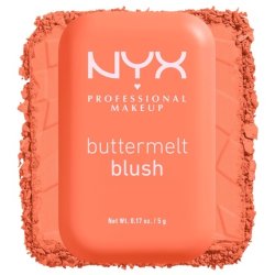 NYX PROFESSIONAL MAKEUP Buttermelt Powder Blush Fade and Transfer-Resistant Blush Vegan Formula Sooner The Butta 03