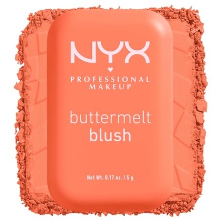 NYX PROFESSIONAL MAKEUP Buttermelt Powder Blush Fade and Transfer-Resistant Blush Vegan Formula Sooner The Butta 03