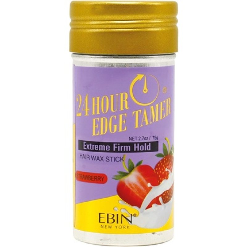 EBIN NEW YORK 24 Hour Edge Tamer Hair Sleek Stick Extreme Firm Hold 2.7 oz Strawberry