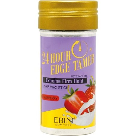 EBIN NEW YORK 24 Hour Edge Tamer Hair Sleek Stick Extreme Firm Hold 2.7 oz Strawberry