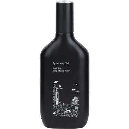 Pyunkang Yul Black Tea Deep Infusion Toner 130ml Korean Anti-Aging Facial Kit with Hyaluronic Acid and Ceramide - 4.3