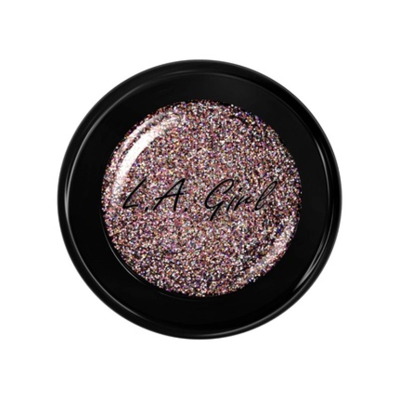 L.A. Girl Glitterholic Glitter Eyeshadow Ooh La La Rose Gold Light Pink