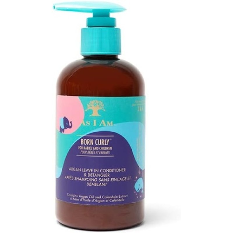 As I Am Born Curly Argan Conditioner Leave-in & Detangler 240ml/8oz
