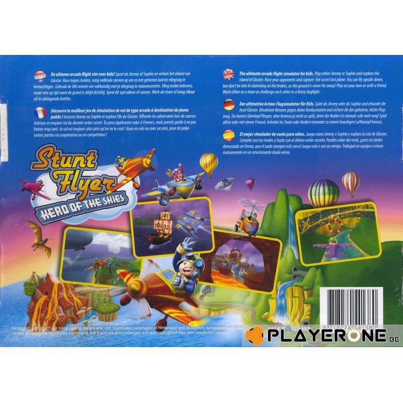 Easy Interactive Stunt Flyer: Hero of the Sky + Flight Controller, Wii Néerlandais
