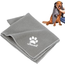 Pet Pro Microfaser-Handtuch XL (grau, Größe XL, 65 x 100cm)