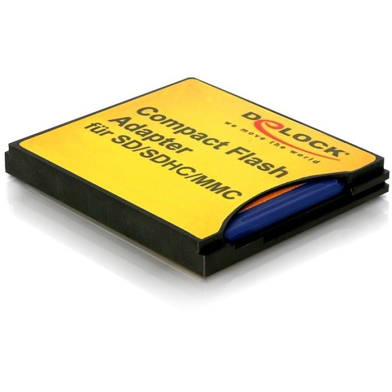 DeLOCK 61590 card reader CompactFlash Internal Yellow