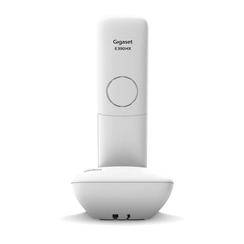 Gigaset E390 Téléphone analog/dect Identification de l'appelant Blanc