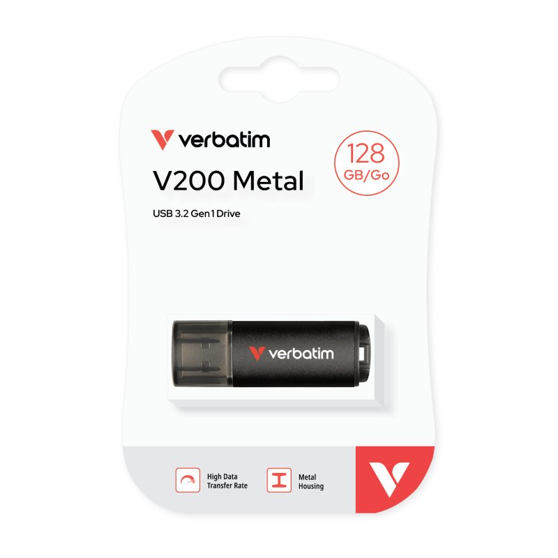 VERBATIM CLE V200 METAL 128GB USB3.2