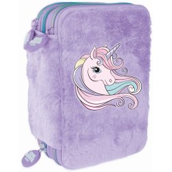 Tinka - Pencil Case Triple - Unicorn Purple (8-804710)