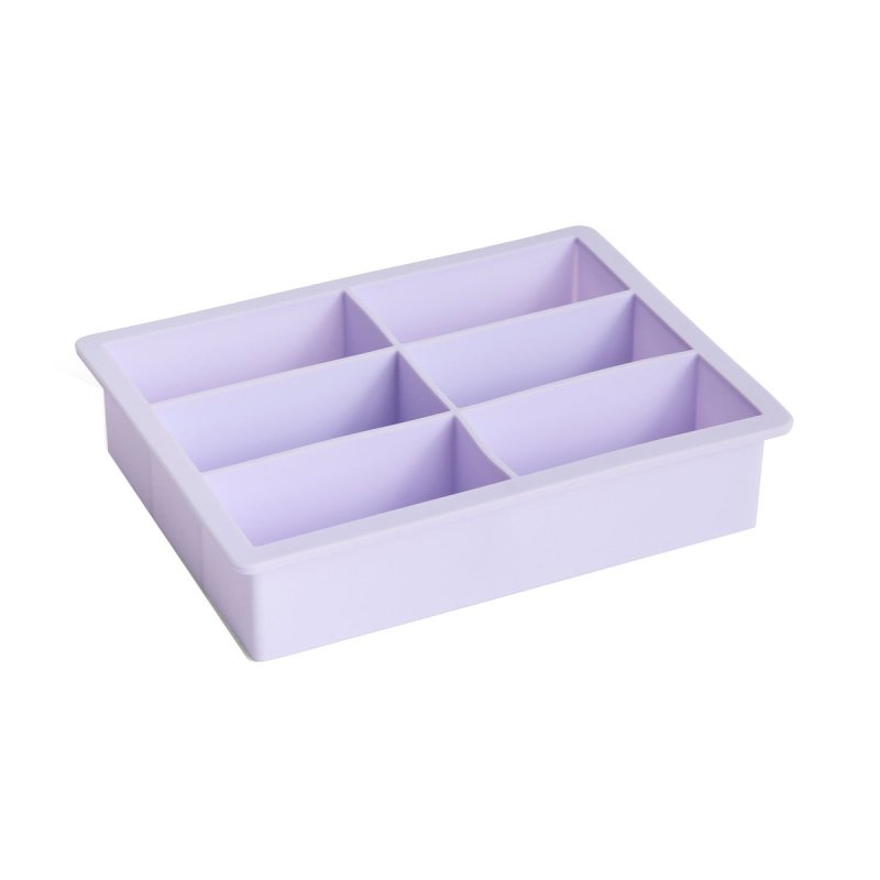 HAY - Ice Cube Tray 6 Stick Cubes XX-Large 4x14x18 cm (Lilac)