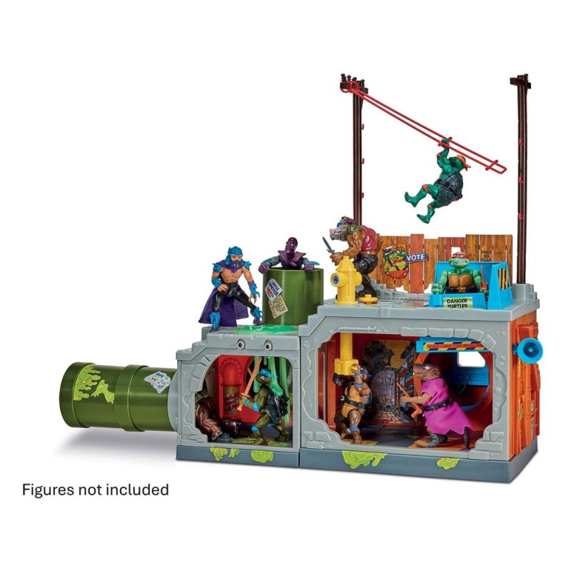 Les Tortues Ninja bâtiment Secret Sewer Lid Playset Mutant Module heo EU Exclusive 30 cm