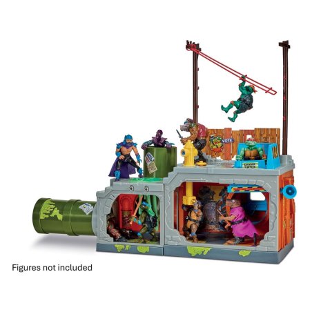 Les Tortues Ninja bâtiment Secret Sewer Lid Playset Mutant Module heo EU Exclusive 30 cm