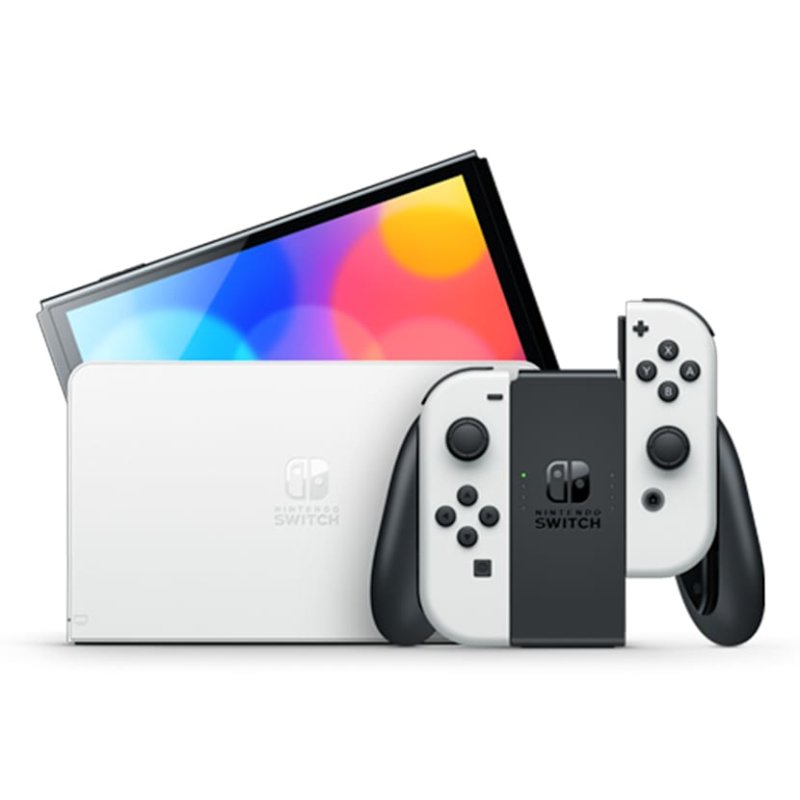 Nintendo Switch Console - OLED Model - White (HK) (Switch)
