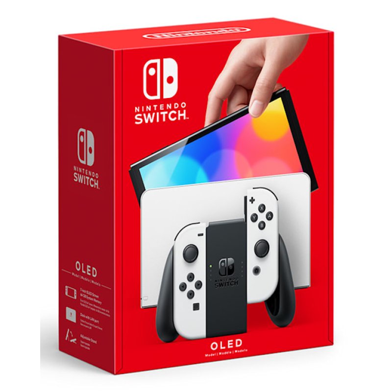 Nintendo Switch Console - OLED Model - White (HK) (Switch)