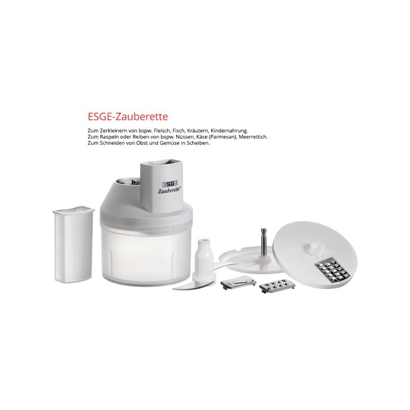 ESGE ESG 6500 Mélangeur par immersion Gris, Transparent, Blanc
