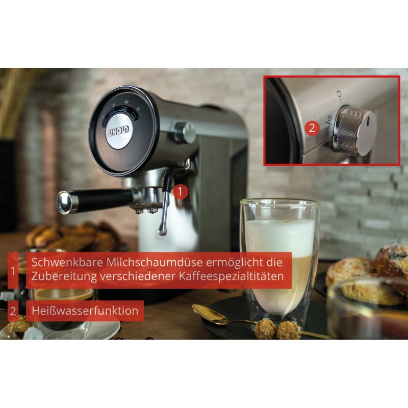 Unold Piccopresso Machine à expresso 0,9 L