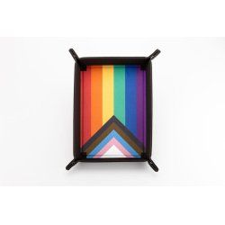 FanRoll Plateau à dés pliant Pride Rainbow Flag
