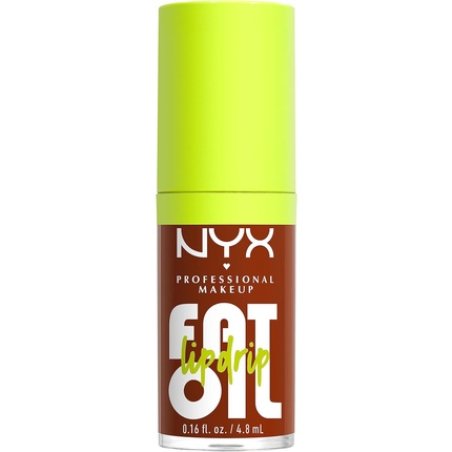 NYX Professional Makeup Lip Gloss High Shine Non-Sticky Finish 12 Hours Hydrating Fat Applicator With Squalane