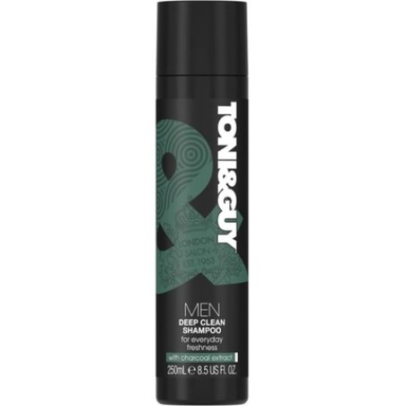 Toni&Guy Men's Deep Clean Shampoo with Charcoal Extract 250ml