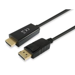 Equip Displayport Kabel - HDMI St/St 3.0m 4K/30Hz schwarz