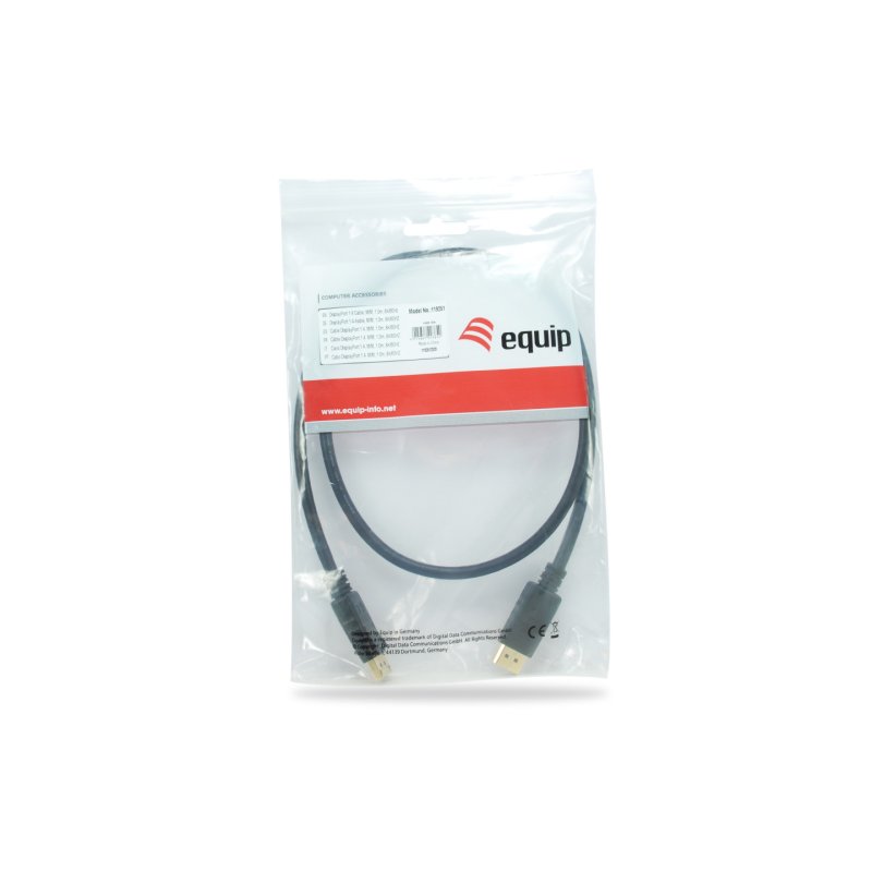 Equip 119251 Câble DisplayPort 1.4, 1.0m, 8K/60Hz