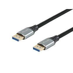 Equip DisplayPort 2.1 Premium Cable, 2.0m, 16K/60Hz, 54Gbps