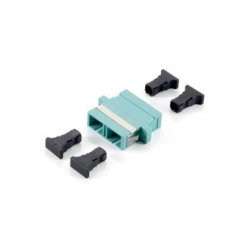 Equip LWL Verbinder SC Multimode Duplex OM3 12 Stk
