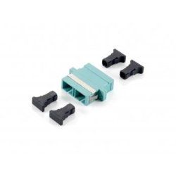 Equip SC Fiber Optic Coupler, OM3 Multi-mode Duplex