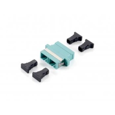Equip SC Fiber Optic Coupler, OM3 Multi-mode Duplex