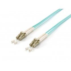 Equip LC/LC Fiber Optic Patch Cable, OM3, 10m