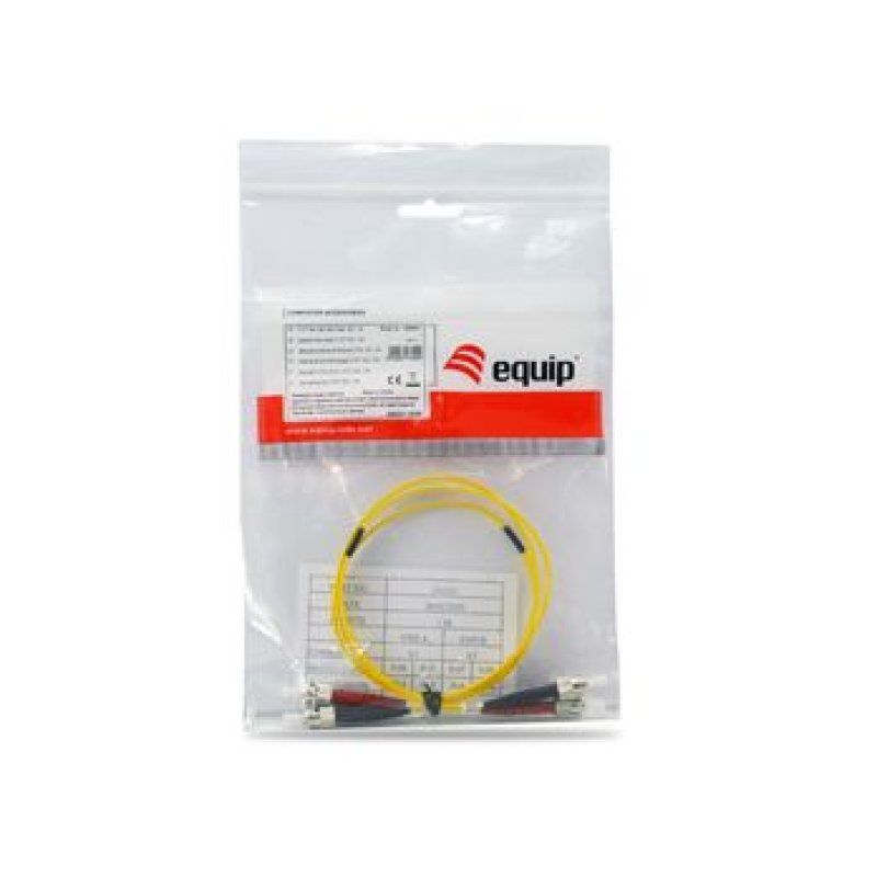 Equip ST/ST Fiber Optic Patch Cable, OS2, 5m
