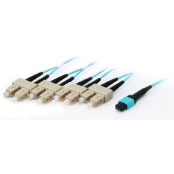 Equip MTP/SC Trunk Fiber Patch Cord, OM4, 20m