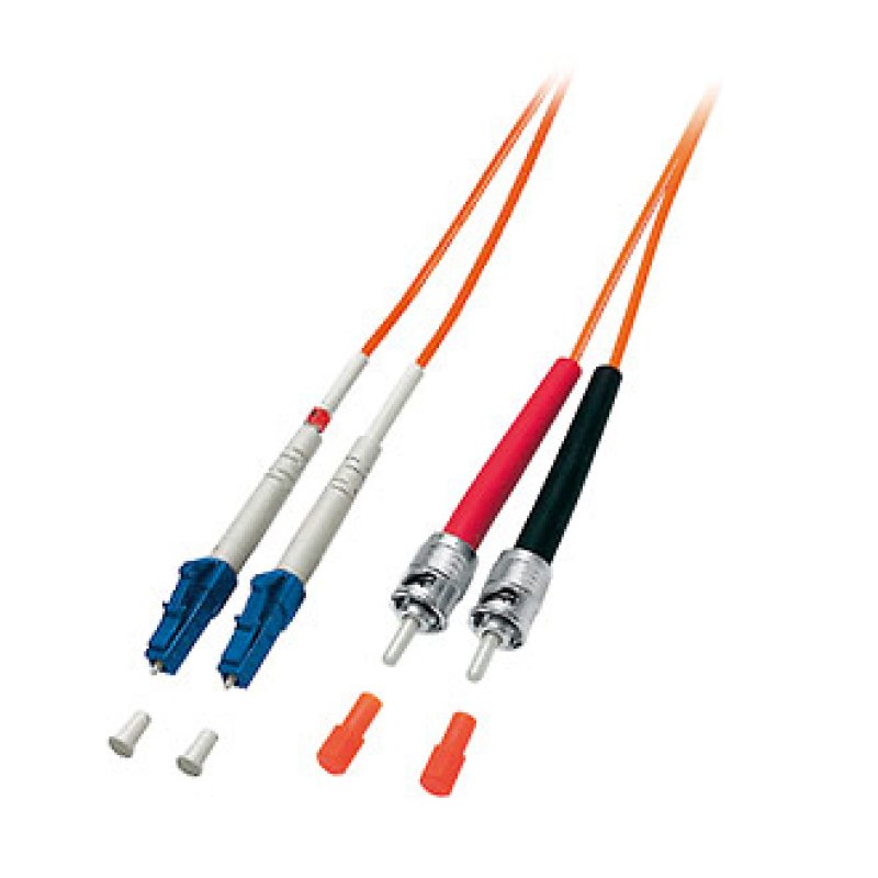 Equip LWL Patchkabel LC-ST 5.00m Multimode Duplex OM2 or Polybeutel