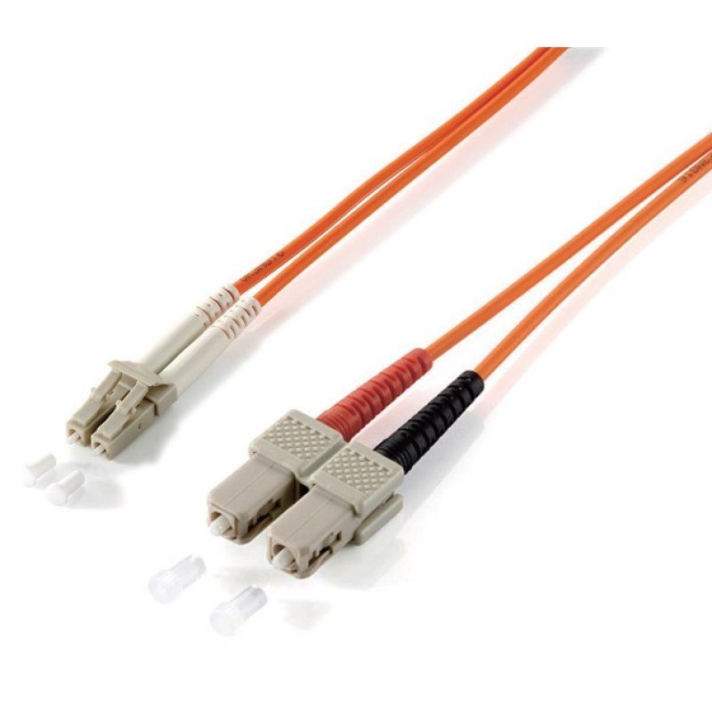 Equip LC/SС 62.5/125μm 1.0m câble InfiniBand et à fibres optiques 1 m SC Orange