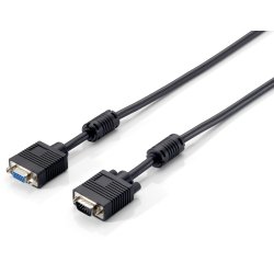 Equip VGA Kabel Verl. HD15 St/Bu 5.00m 1920x1080/60Hz sw Polybeutel