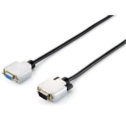 Equip 118855 câble VGA 15 m VGA (D-Sub) Noir, Argent