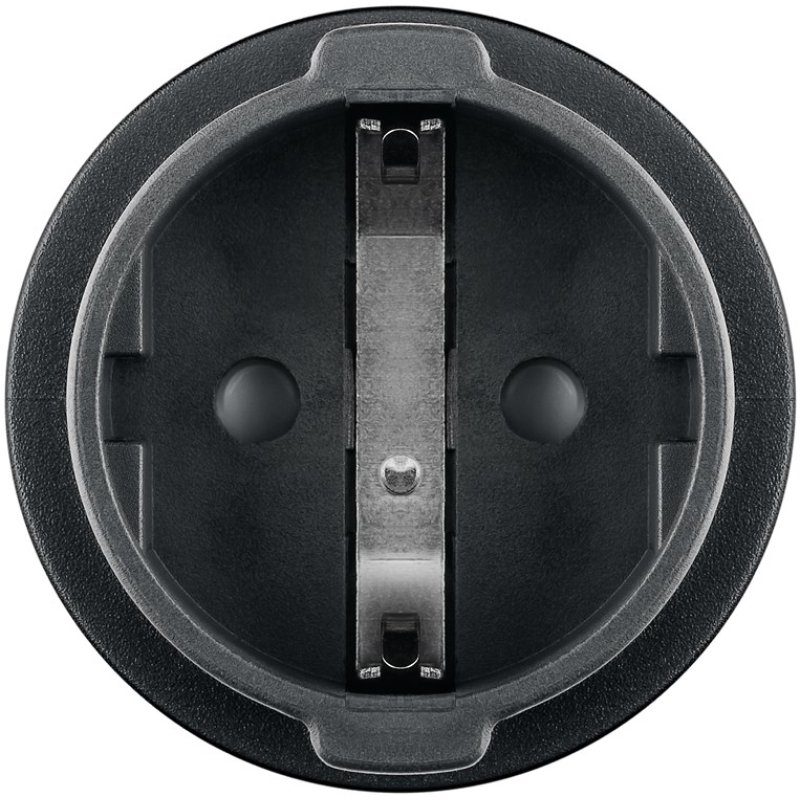 Goobay 95307 adaptateur prise d'alimentation Type F Type G (Royaume-Uni) Noir