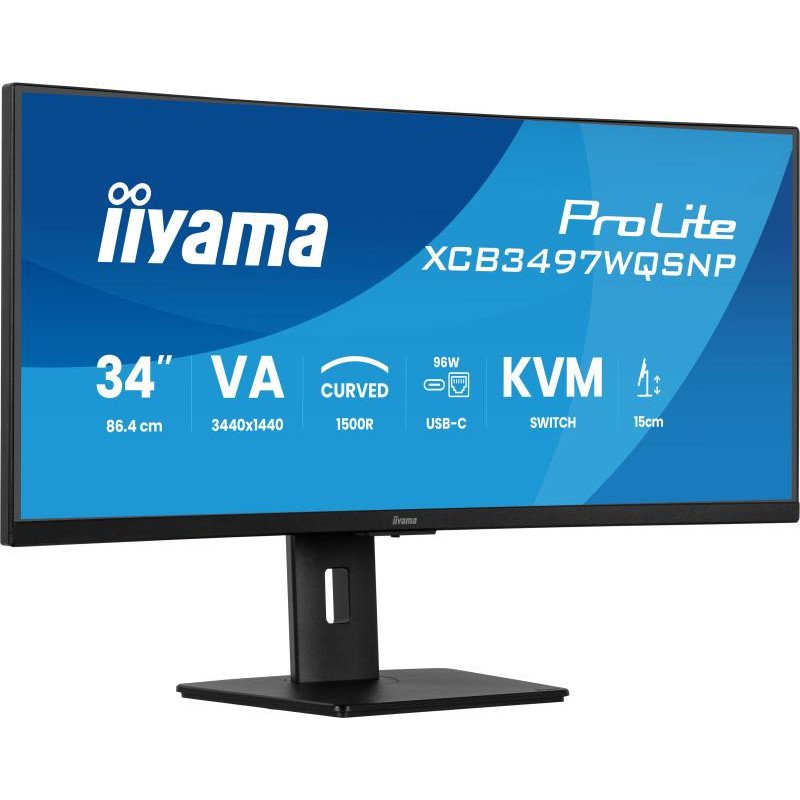 Moniteur 34" IIYAMA XCB3497WQSNP-B1 Incurve