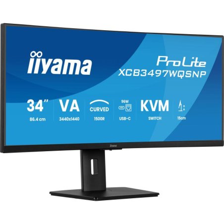 Moniteur 34" IIYAMA XCB3497WQSNP-B1 Incurve
