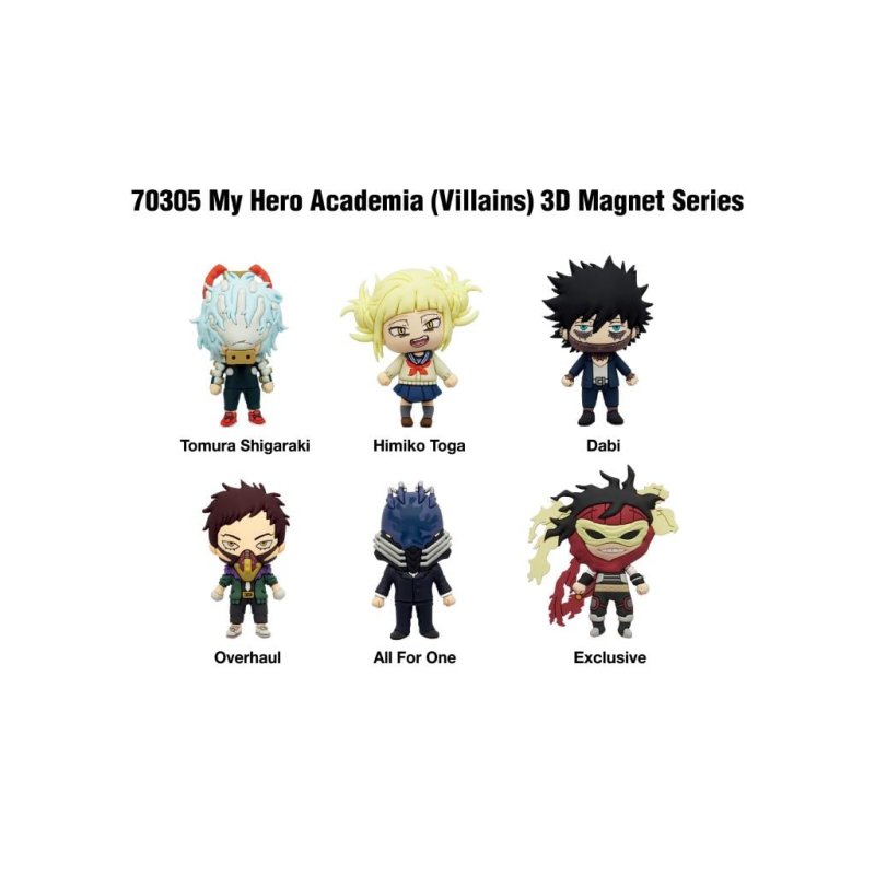 MHA - Serie 1 - 3D Foam Magnets in blind bags (Display 12 Pcs)