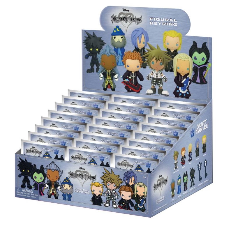 DISNEY KINGDOM HEARTS - Series 2 - 3D Foam Bag Clip (Display 24 Pcs)