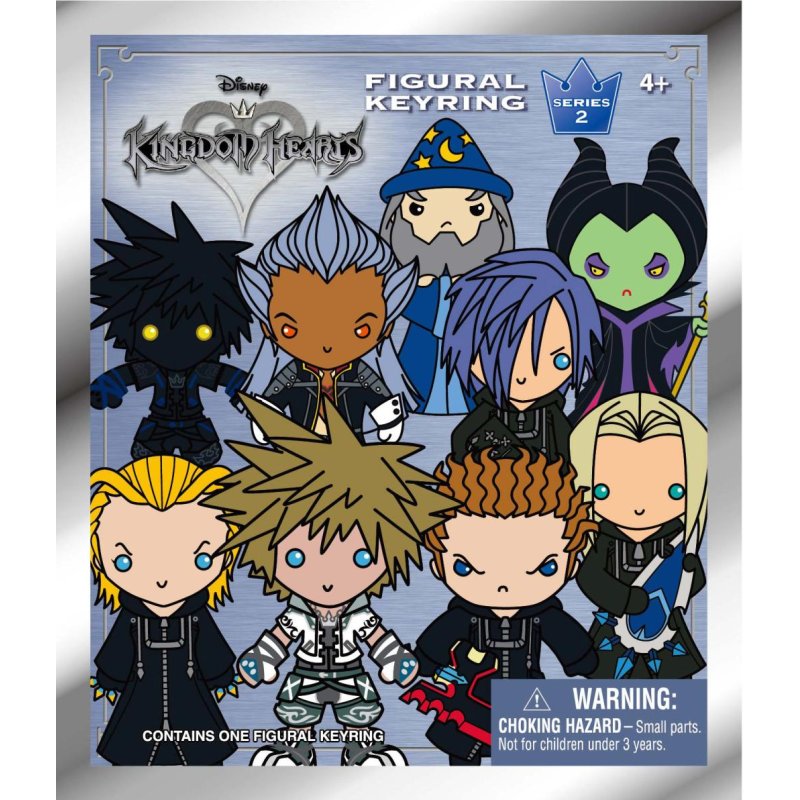 DISNEY KINGDOM HEARTS - Series 2 - 3D Foam Bag Clip (Display 24 Pcs)