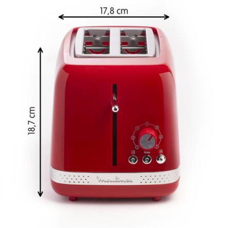 Moulinex Soleil 7 2 slice(s) 850 W Red