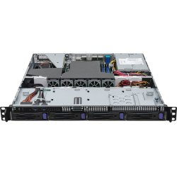 Platforma ASRock Rack (1U) AMD Ryzen 7000 (4xLFF 2xGbE 2x10GbE Red. PSU IPMI)