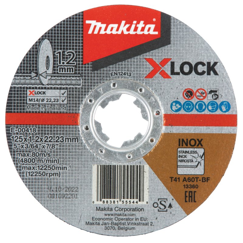 Makita E-00418 angle grinder accessory Cutting disc