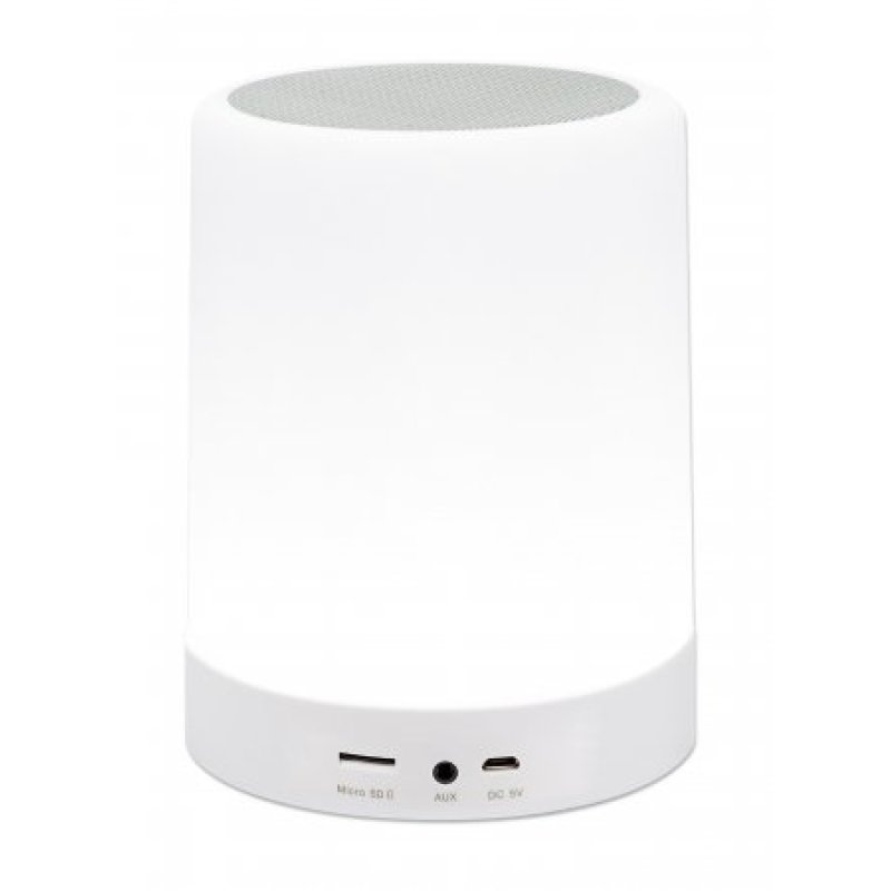 Manhattan 165259 haut-parleur portable et de fête Enceinte portable mono Blanc 3 W