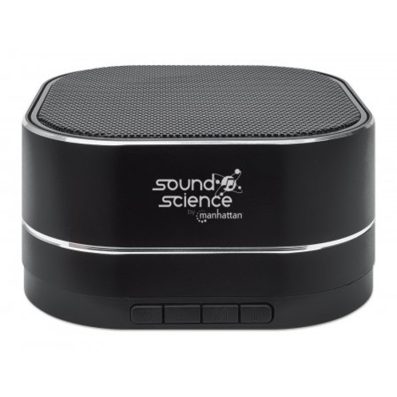 Manhattan Metallic Bluetooth Speaker (Clearance Pricing), Microphone, FM Radio, Decent Sound Output (3W), 6 hour