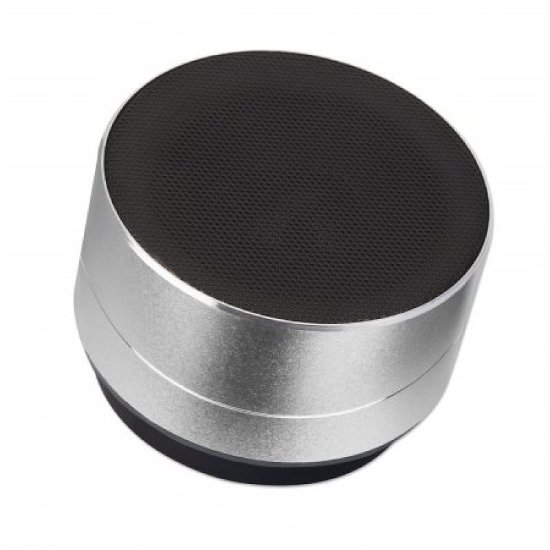 Manhattan Metallic Bluetooth Speaker (Clearance Pricing), Splashproof, Range 10m, microSD card reader, Aux 3.5mm